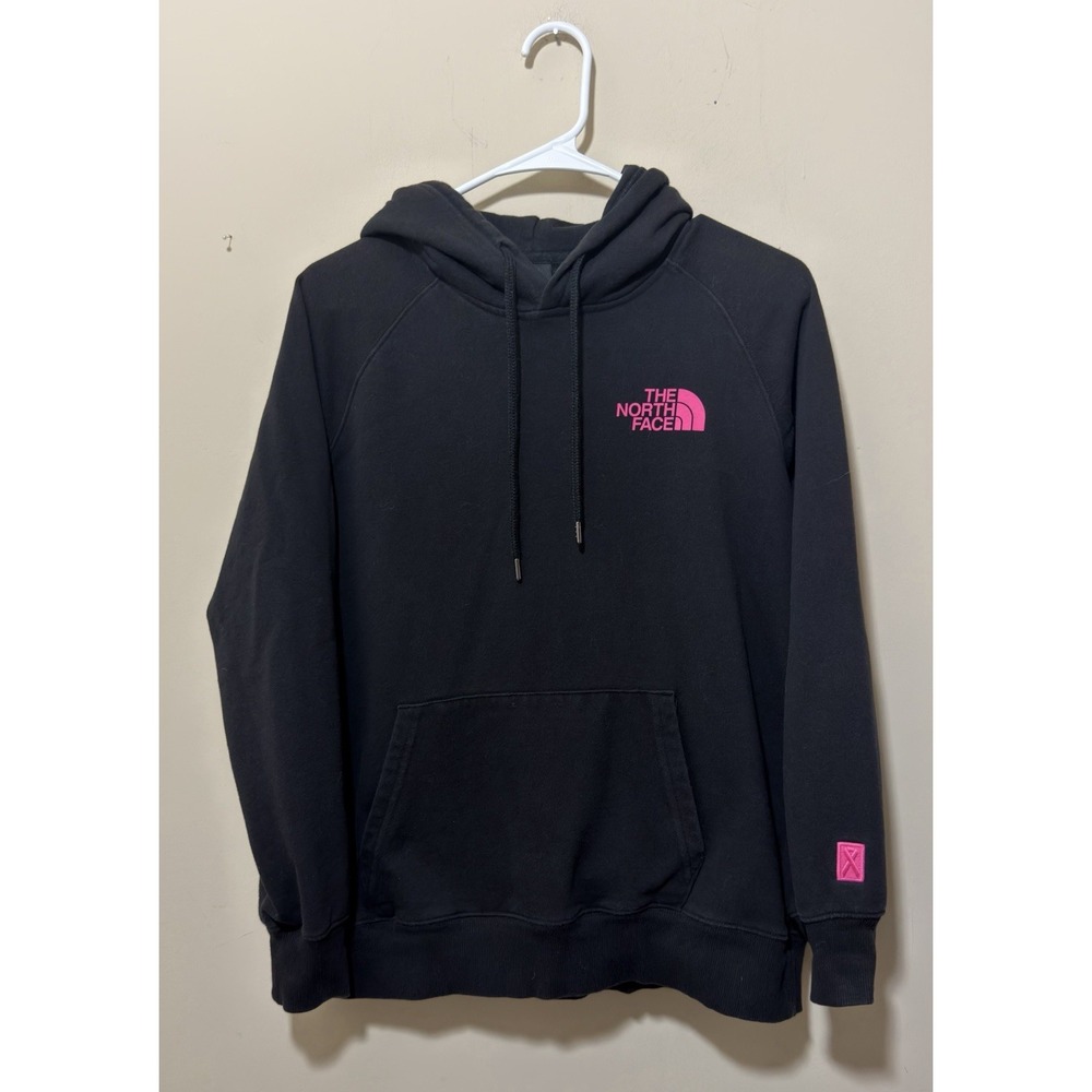 The North Face Women's Pink Ribbon Pullover Hoodie  Black Size Medium
